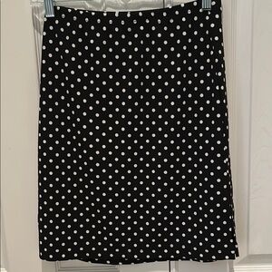 A. Byer Skirt Summer Dot Black Skirt